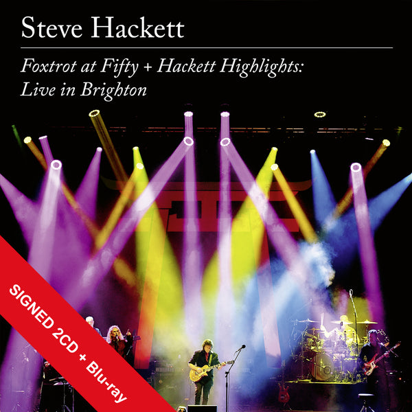 Foxtrot at Fifty + Hackett Highlights: Live in Brighton - 2CD+Blu-ray [Signed]