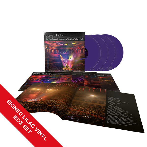 The Lamb Stands Up Live At The RAH - Deluxe lilac 4LP & LP-Booklet Box Set (Signed)