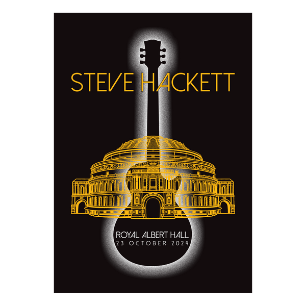 STEVE HACKETT ROYAL ALBERT HALL 2024 LITHOGRAPH