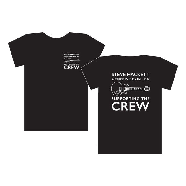 SUPPORTING THE CREW BLACK T-SHIRT