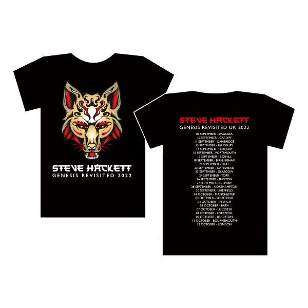 Japan Fox Black T-shirt