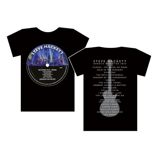 Record Label/Set List (2022) Black T-shirt